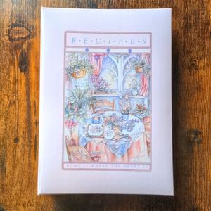 Vintage 90s recipe book binder